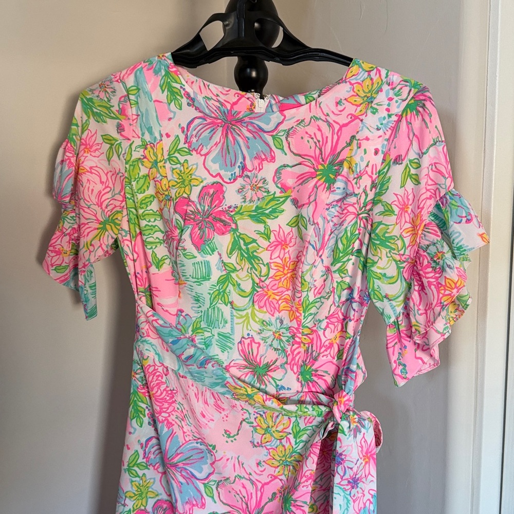 Lilly Pulitzer Pink Floral Dress - Picture 4 of 4